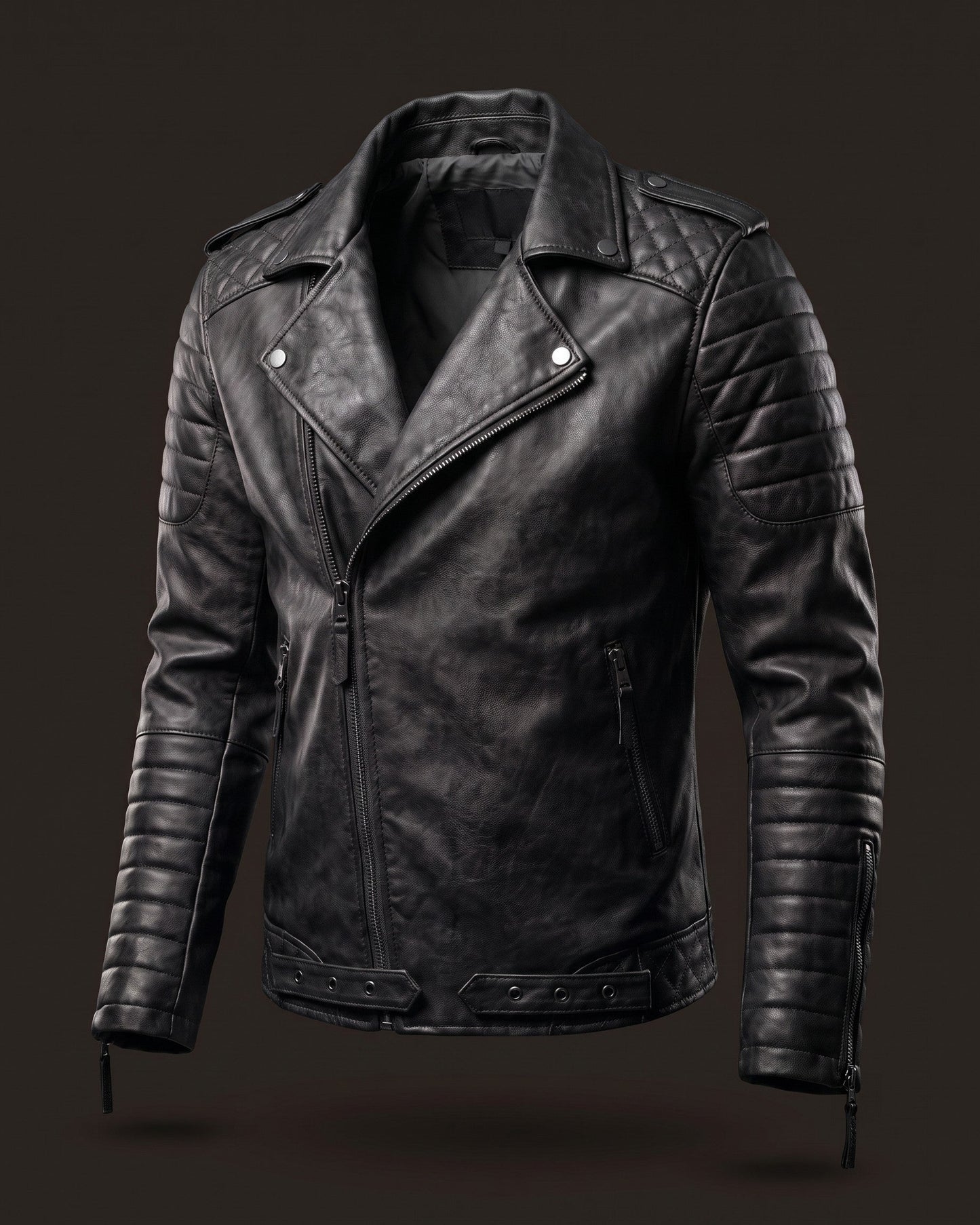 Aldo Faux Leather Biker Jacket