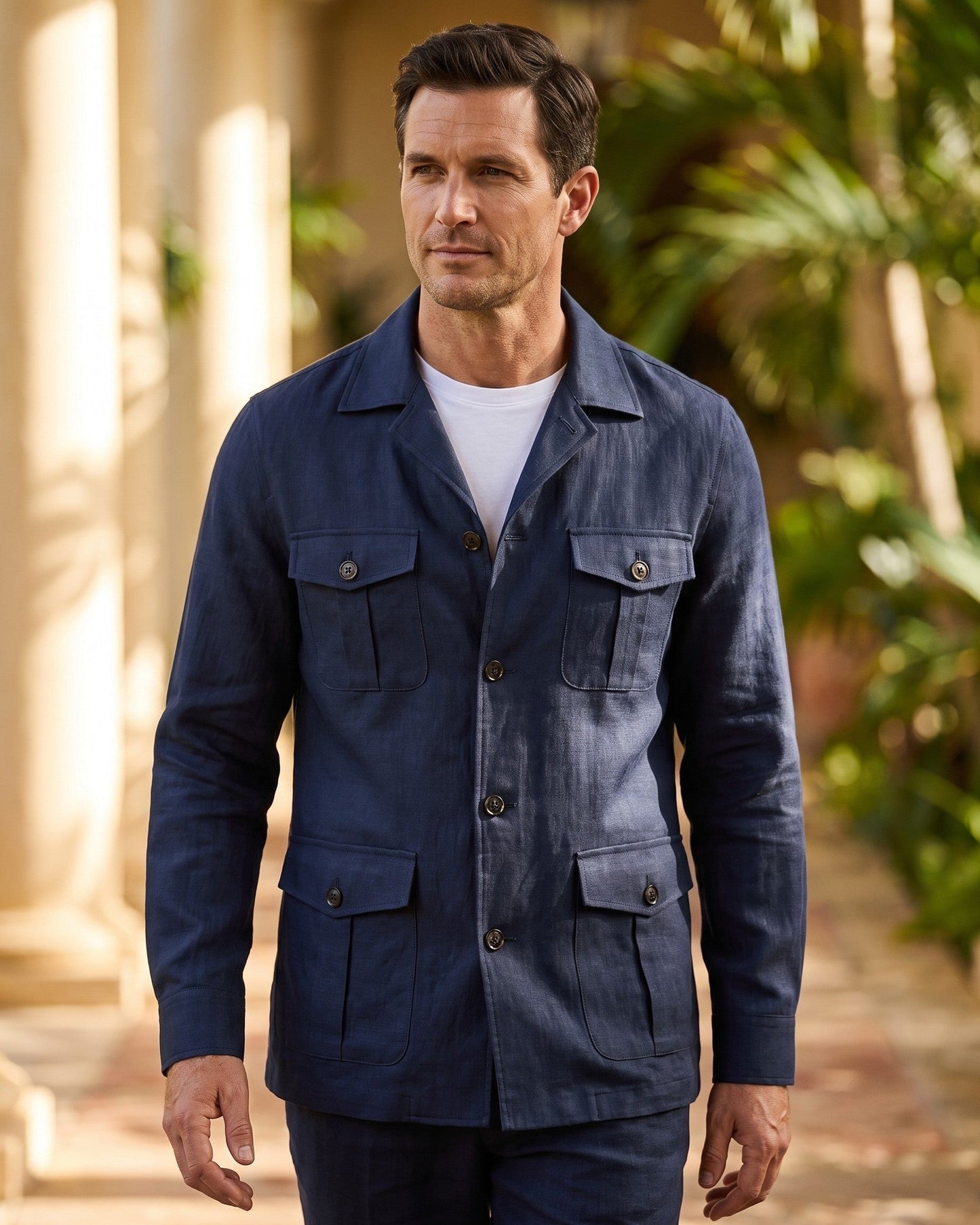 Ramiro Hemp Blend Safari Jacket